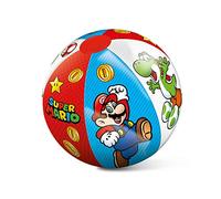 Mondo Toys 16874 Super Mario Beach Ball - Ballon de Plage coloré - Gonflable idéal pour Jouer dans l'eau - pour Enfants, garçons, Adultes - 50 cm de diamètre