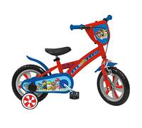MONDO Toys 25440 Pat' Patrouille Vélo pour Enfant 12" roulettes et Frein Avant Rouge/Bleu