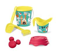 Mondo Toys - BUCKET SET + WATER CAN CATS & DOGS - Seau 17 cm avec cruche pour eau - Jouet de plage (6 pièces) pour enfants - 28716
