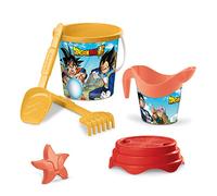 Mondo Toys - BUCKET SET + WATER CAN DRAGONBALL - Seau 17 cm avec cruche pour eau - Jouet de plage (6 pièces) pour enfants - 28704
