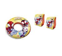 Mondo Toys - Ensemble accoudoirs et Beignet Enfants Bouee mer été Piscine (Spidey)