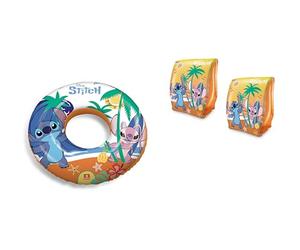 Mondo Toys - Ensemble accoudoirs et Beignet Enfants mer été Piscine (Stitch)