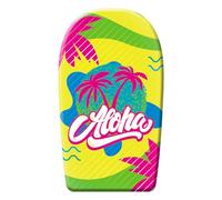 Mondo Toys - Fantasy Body Board Beach - Planche de Surf Enfant - 84 cm - Coloris Assortis - 11200, Jaune, Bleu Clair.