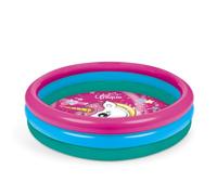 Bouée et matelas gonflable Mondo piscine gonflable licorne 3 boudins pour enfant 100 cm pvc plein air