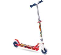 Mondo Toys - Scooter CARS - Trottinette 2 roues pliable en aluminium avec plateau extra grip et guidon réglable enfant / fille - 18100