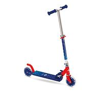 Mondo Toys - Scooter FFF - Trottinette 2 roues pliable en aluminium avec plateau extra grip et guidon réglable enfant / fille - 28682