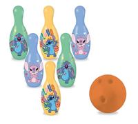 Mondo Toys-Set de Bowling Stitch pour Enfants-1 Boule et 6 quilles 28749 Multicolore 28749