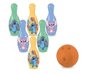 Mondo Toys-Set de Bowling Stitch pour Enfants-1 Boule et 6 quilles 28749 Multicolore 28749