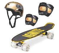 Mondo Set glisse urbaine IGNITE Combo Set Tyro – Skateboard et protections – Or