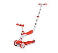 mondo Toys - Trottinette 3 Roues évolutive - draisienne - on & Go Scribble 5 en 1 - Rouge - Glisse Urbaine - Enfant - 18 Mois et Plus - 28573