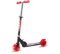 Mondo - Trottinette 2 roues Ignite Flow - Lumineuse (LED) - Rouge