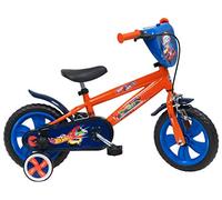 Mondo Vélo 12 Pouces Hot Wheels Garçon, Orange et Bleu, 30 cm