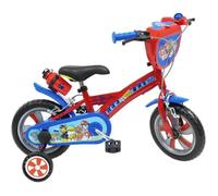 MONDO Vélo enfant Garçon Pat Patrouille - 12'' - Rouge et Bleu