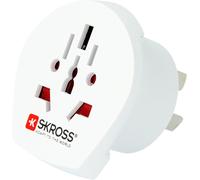 MONDODIGITALE- 1.500222-E Country Adapter World To Australia/China,White-Suitable For Equipment With Earthed & Unearthed Plugs (2& 3-Pole)