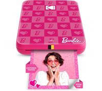 MONDODIGITALE-Barbie X Step Slim Imprimante Photo Mobile Instantanée Sans Fil ¿ Photos Zink 2X3¿ Autocollantes Ios/Android Via Bluetooth ¿ Style Iconique