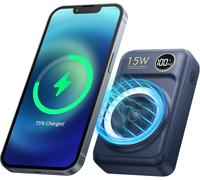 Mondodigitale-Batterie Externe Sans Fil Magnétique 20000mah Power Bank Chargeur Portable Charge Rapide Pd 20w Usb-A/Type-C 22.5w Mag-Safe Batterie Compatible Avec Écran Led Pour Iphone 12/13/14/Mini/