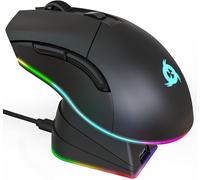 MONDODIGITALE-Blaze Pro - Souris Gamer Sans Fil Rgb Rechargeable Avec Station De Charge - Nouveauté 2024 - Capteur Haute Précision Avec Batterie Longue Durée -Jusqu'À 6000 Dpi - Souris Filaire Et San