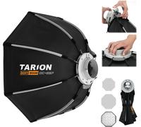 MONDODIGITALE-Boîte À Lumière Pour Photographie Avec Support Bowens : 65 Cm - Boîte À Lumière Pliable À Libération Rapide Avec Paillettes - Boîte Souple Octogonale Pour Studio Photo Vidéo Flash Lumiè