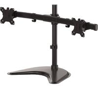 MONDODIGITALE-Bras Porte Écran Double Horizontal Professional Series Seasa Sur Pied À Poser Pour 2 Écrans Pc Jusqu'À 27" Ou 8 Kg Par Bras