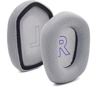 MONDODIGITALE-Coussinets D'Oreille De Rechange Compatibles Avec Casque De Jeu Sans Fil Logitech G733 G 733 Lightspeed Avec Tissu En Maille Durable, Mousse D'Isolation Acoustique Confortable (Gris)