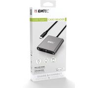 MONDODIGITALE-Eccareadt610C, Lecteur De Cartes Mémoire Usb-C, Compatible Micro Sd, Sd Et Compact Flash, Design Compact Et Léger, Transfert Rapide Uhs-I, Idéal Pour Les Photographes, Taille Compacte,