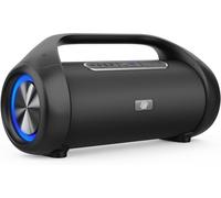 MONDODIGITALE-Enceinte Bluetooth Puissante-Avec Usb Chargeur-Haut-Parleur Bluetooth-Enceinte Portable Avec Lumière Led-Autonomie 17H-Noir