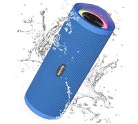 MONDODIGITALE-Haut-Parleur Bluetooth Portable, Haut-Parleurs D'Extérieur Sans Fil Étanches Avec Lumière Led, Basses Améliorées, Ipx7 Flottant, 40 Heures De Lecture, Carte Tf, Véritable Stéréo Sans Fi