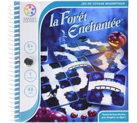 Mondodigitale-La Fôret Enchantée-Jeu De Voyage Magnétique-Trouvez Les Bons Chemins Pour Récuperer Les Objets-48 Défis-1 Joueur-A Partir De 6 Ans, Noir