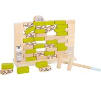 Mondodigitale-Mur Bancal 4 Friends, Jeu De Société Adapté Aux Enfants Deux Marteaux Inclus, En Bois, Art. 12237