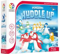 Mondodigitale-Penguins Huddle Up, Multiplayer Strategy Game, 2-4 Players, 6+ Years, Noir