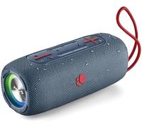 MONDODIGITALE-Roller Nitro 3 Bleu-Haut-Parleur Portable Compatible Avec La Technologie Bluetooth Et True Wireless, Lumières Rvb, Étanchéité Ipx5, Microphone Intégré, 30 W, Couleur Bleue