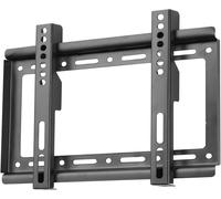 MONDODIGITALE-Support Mural Pour Téléviseur À Écran Plat Led Lcd Oled Plasma De 14 À 42"-Ultra Fin Et Inclinable Jusqu'À 25 Kg-Vesa Max 200 X 200 Mm-Noir