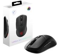 MONDODIGITALE-Versa 300 Wireless Souris Gaming - Capteur Optique 8000 Dpi, Taux De Rapport 1000 Hz, Symétrique, Micro-Switches Kailh 30M+ Clics, 6 Boutons, Batterie 50H, Latence 1Ms, Rgb, 60G - Avec/