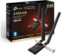 MONDODIGITALE-Wifi 6E Carte Wifi Pcie Axe5400, Archer Txe72E, Bluetooth 5.2, Tri-Bandes (6Ghz/5Ghz/2.4Ghz), Wpa3, Inter Wi-Fi 6E Chipset Avec 2 Antennes Tri-Bande À Gain Élevé, Win 11/10