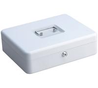 MONDOFFICE Caissette à monnaie petit modèle L.15 x H.8 x P.12 cm - Blanc