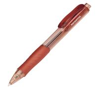 MONDOFFICE Grip RT Stylo bille rétractable avec grip - Pointe large 1 mm - Rouge