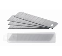MONDOFFICE Lames de rechange pour cutter standard - Acier inoxydable - 18 mm - Lot de 10