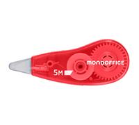 MONDOFFICE Mini roller de correction à sec- 5 mm x 5 m - Corps bleu translucide