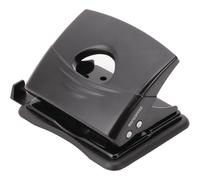 MONDOFFICE Perforateur de bureau 2 trous tout métal capacité 18 feuilles - Noir
