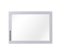 MONDOFFICE Pochette murale Cadre d'affichage adhésif A5 - Cadre argent - Lot de 2