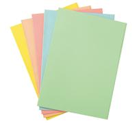 MONDOFFICE Sous-chemises 60g recyclées - 22 x 31 cm - Assortis pastel - Lot de 250