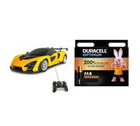 MONDOMotors63644MCLarenSennaModèleenéchelle1:24,jusqu'à8km/hdeVitesse,JouetpourEnfants + Piles AA Duracell Optimum (lot de 8) - Piles Alcalines 1,5V - Jusqu’à 200% plus longtemps ou plus puissant - Al