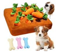 mondpfote Sniffing Acker, Sniffing Painter, 2026 Sniffing Carpet Dog, Intelligence Toy, Sniffing Games Dog with 4/6/8/9/12 Pieces Carrot, Suitable for Stimulate Your Dog's Intelligence (9 carottes)