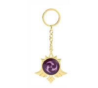 Mondstadt Cosplay Porte-clés Pour Genshin Impact, Métal Mondstadt Vision Keychain Pendentif Oeil de Dieu Electro Merch