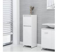MONE Colonne salle de bain - Meuble de rangement Meuble bas salle de bain Blanc 30x30x95 cm Aggloméré 826226