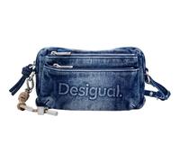 Desigual Mone_Half Log, Bi-Fold Wallet Femme, Bleu, 21.5