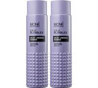 MONÉ PROFESSIONAL Shampoing (x2) pour Cheveux Blonds et Décolorés - Soin des Cheveux Secs et Abîmés - Nourrit, Hydrate et Protège pour une couleur éclatante - 300 ml
