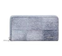 Desigual Mone_Yoko PU Denim FI, Bi-Fold Wallet pour Femme, Bleu, 0