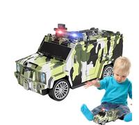 Moned Bank for Kids - Boîte de pièces de camion créative | Cash Truck Piggy Bank avec musique et lumière, Piggy Bank pour enfants, modèle de voitures en espèces Piggy Bank