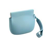 Monedero de silicona - Estuche pequeño de bolsillo para auriculares avec cable | Estuche para monedas de 10 x 8 cm/3,94 x 3,15 pulgadas, bolsa de almacenamiento de silicona para mujeres y hombres
